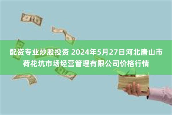 配资专业炒股投资 2024年5月27日河北唐山市荷花坑市场经营管理有限公司价格行情